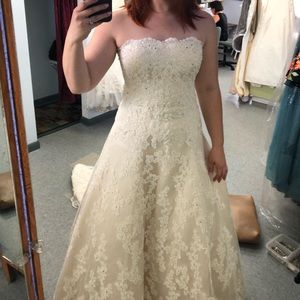 Lace wedding dress
